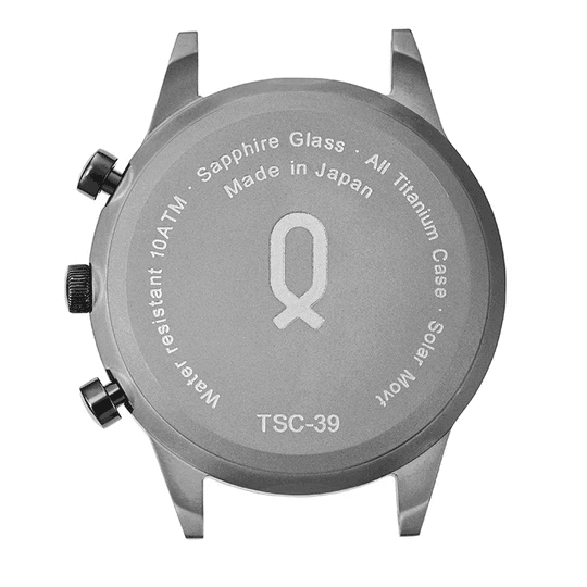 Mặt Đồng Hồ Knot Titanium Solar Chronograhph TSC-39TIWH Màu Trắng