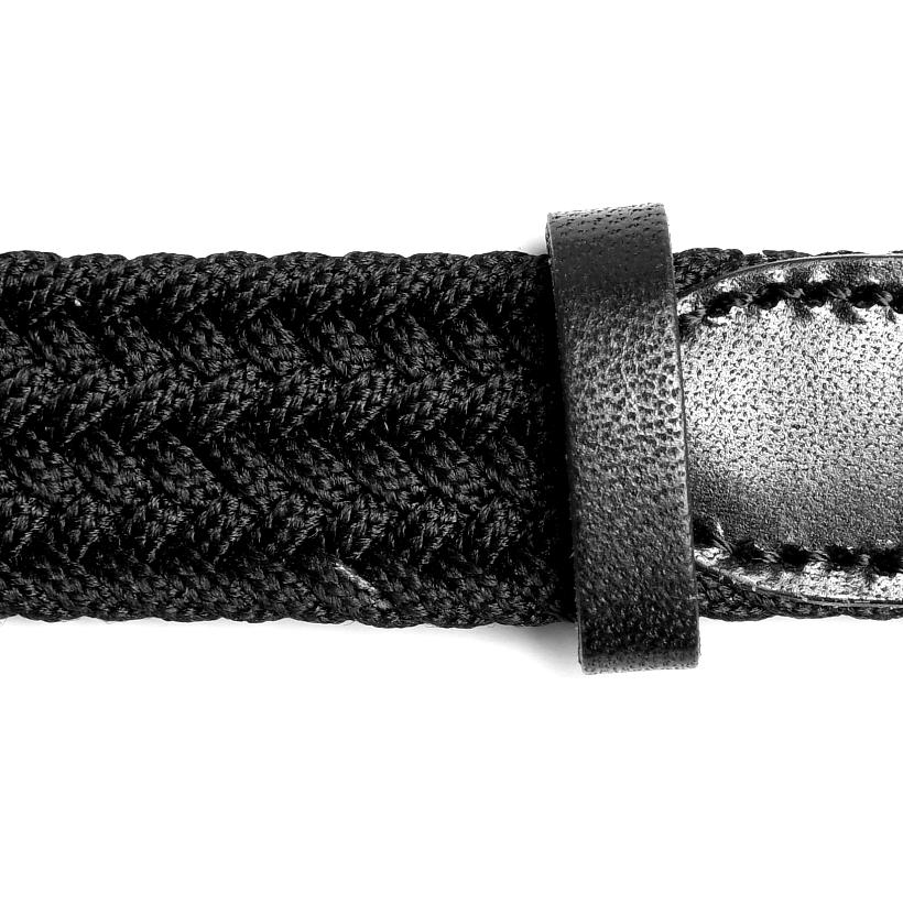 Dây Dạng Lụa KUMIHIMO Jusanuchi Knot MK-18BKBKSV Màu Đen