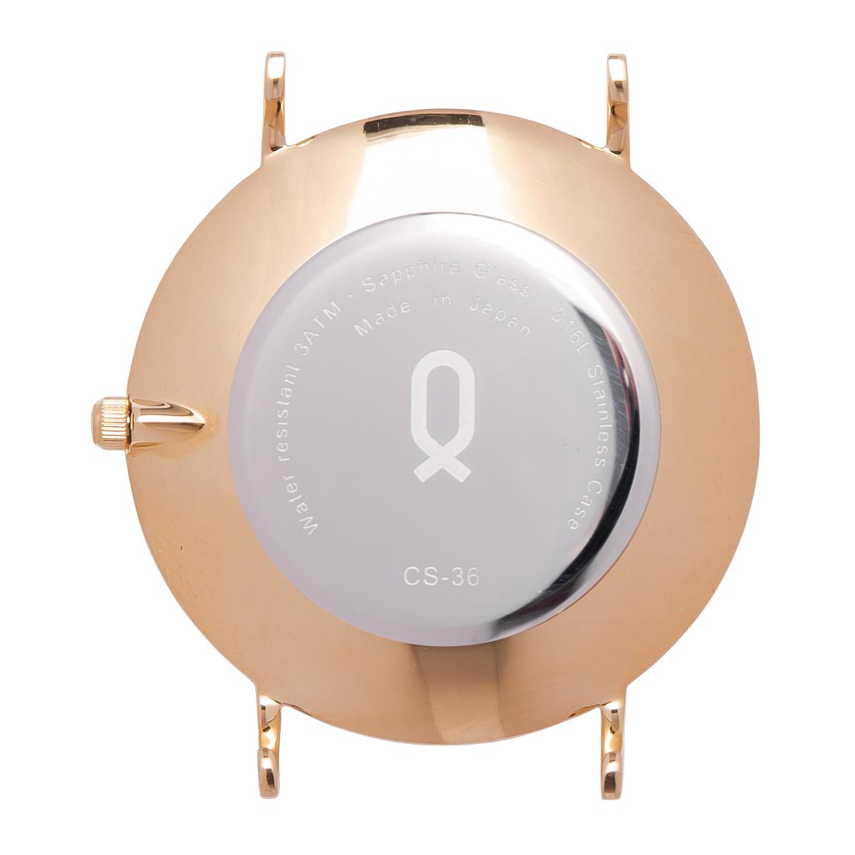 Mặt Đồng Hồ Knot Small Second CS-36YGSV Màu Bạc