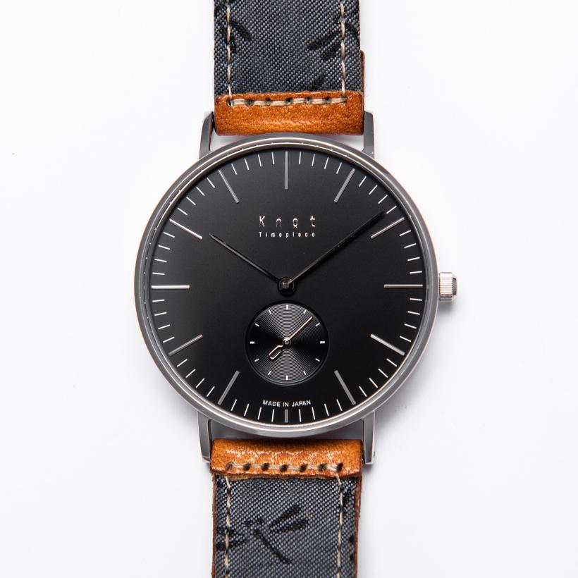 Mặt Đồng Hồ Knot Small Second CS-36SVBK Màu Đen