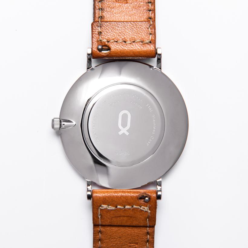 Mặt Đồng Hồ Knot Small Second CS-36SVBK Màu Đen