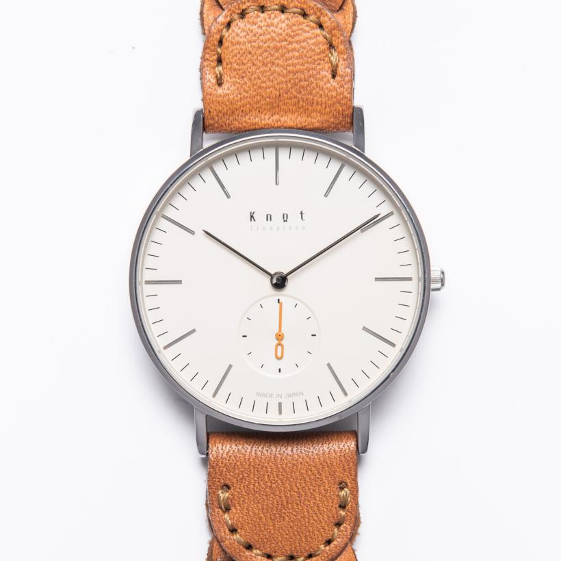 Mặt Đồng Hồ Knot Small Second CS-36SVIV Màu Be