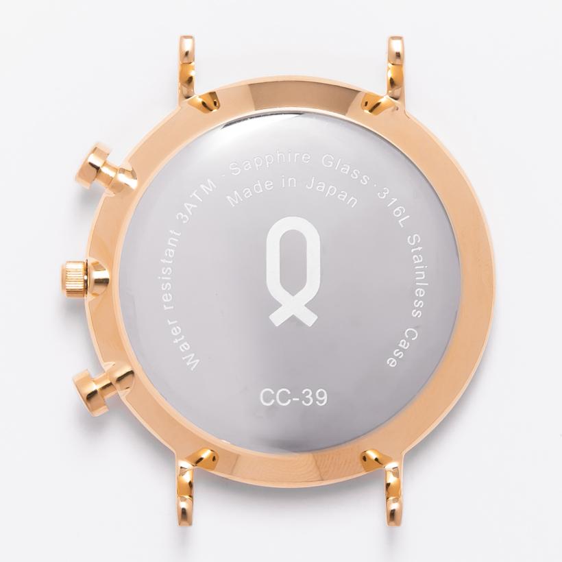 Mặt Đồng Hồ Knot Chronograph CC-39YGSV Màu Bạc