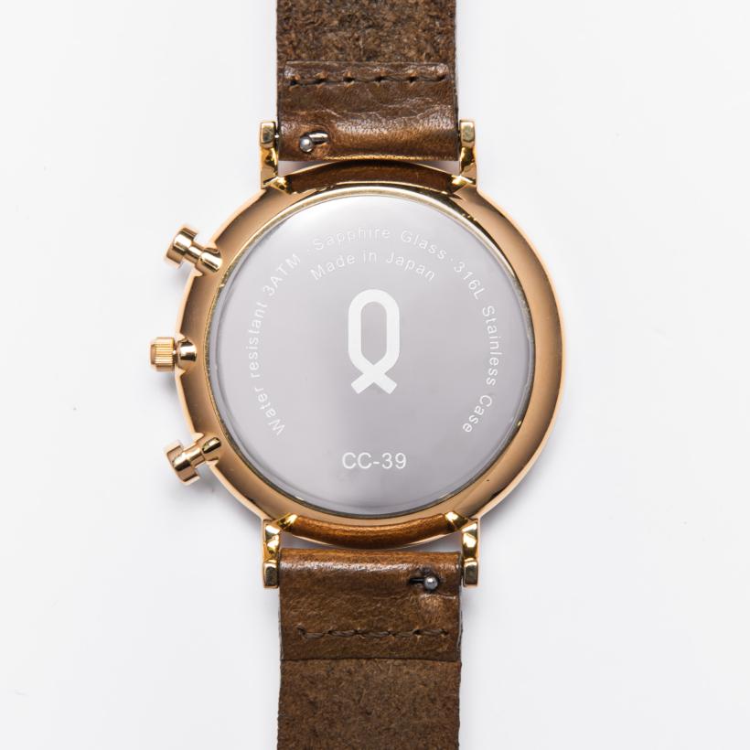 Mặt Đồng Hồ Knot Chronograph CC-39YGSV Màu Bạc