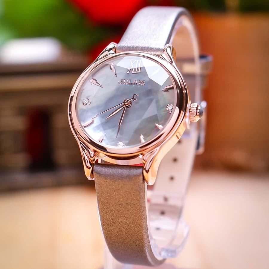 Đồng Hồ Nữ Julius JA-1154D Màu Xám