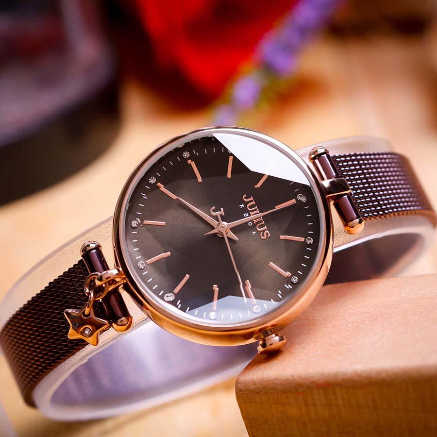 Đồng Hồ Nữ Julius JA-1145E Màu Tím
