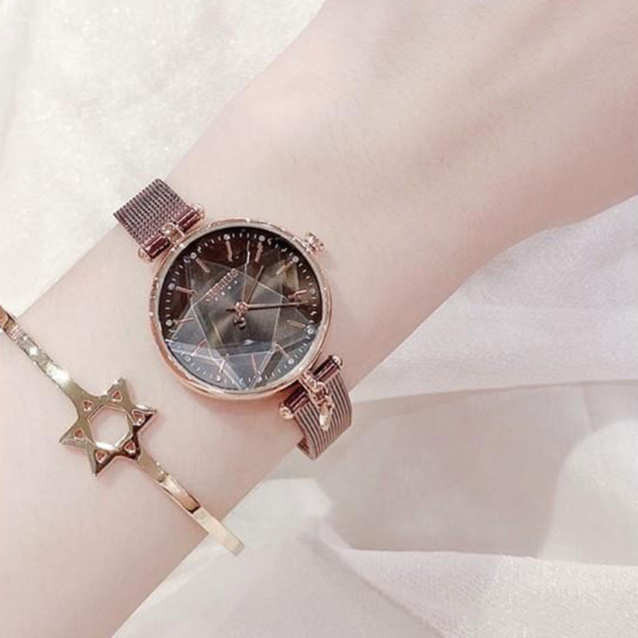 Đồng Hồ Nữ Julius JA-1145E Màu Tím