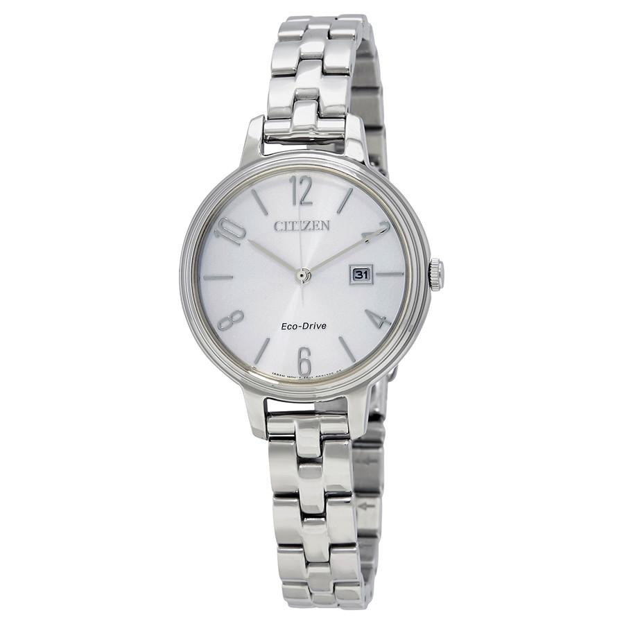 Đồng Hồ Nữ Citizen Chandler Silver Dial Ladies Watch EW2440-53A