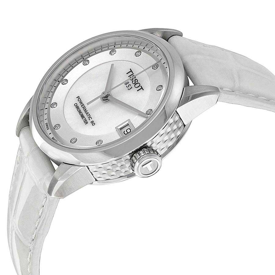 Đồng Hồ Nữ Tissot Powermatic 80 Mother Of Pearl Màu Trắng