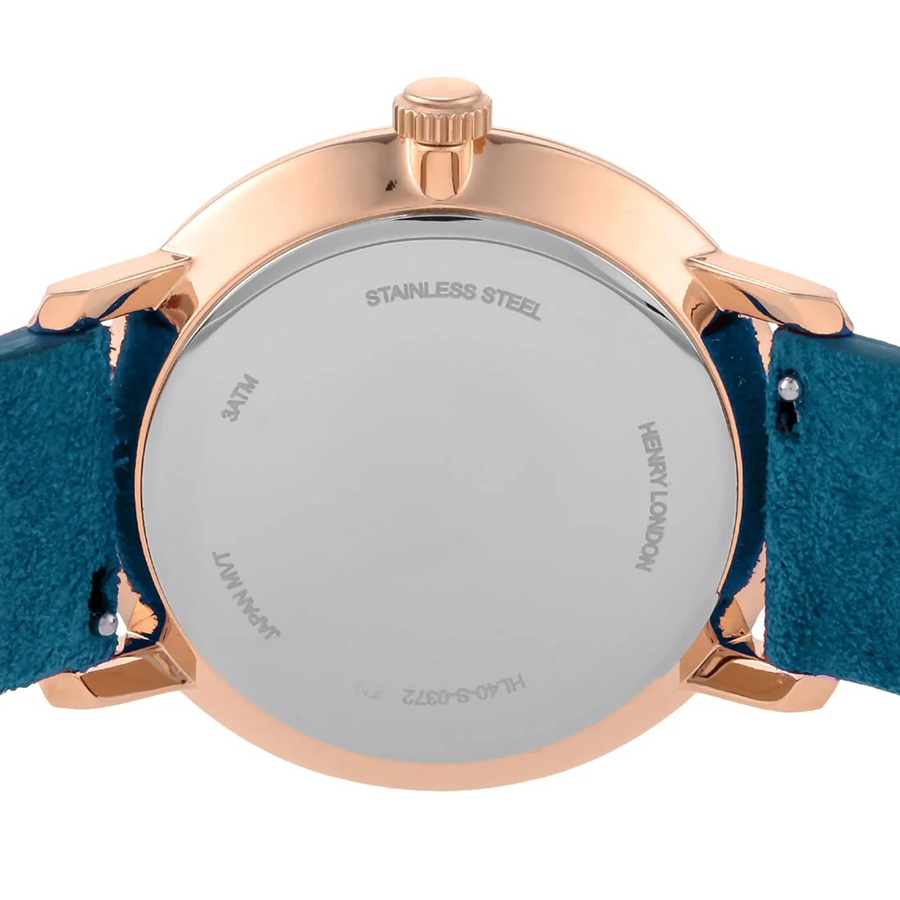 Đồng Hồ Unisex Henry London HL40-S-0372 Màu Xanh
