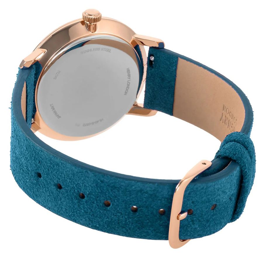 Đồng Hồ Unisex Henry London HL40-S-0372 Màu Xanh