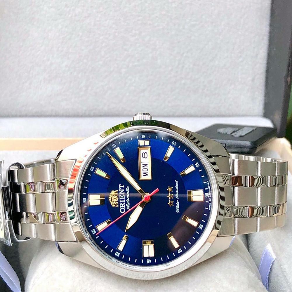 Đồng Hồ Orient Automatic Three Star Blue Steel SAB0C002D8  Cho Nam