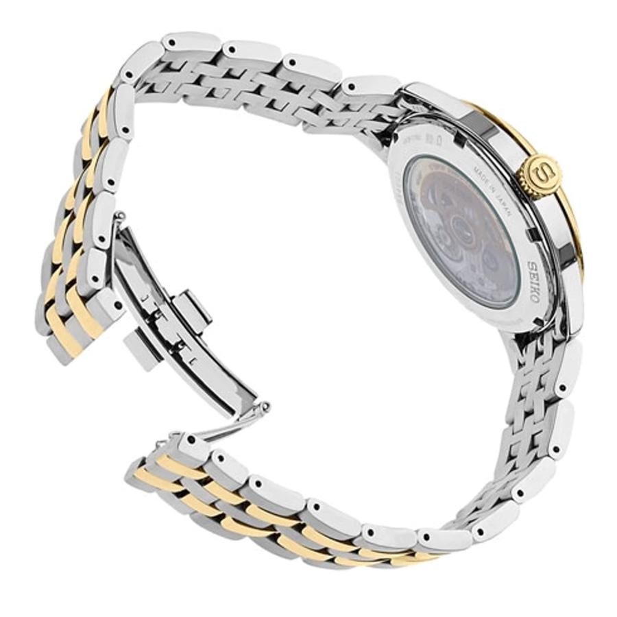 Đồng Hồ Nam Seiko Presage Automatic SSA358 Hở Tim Cho Nam Demi Vàng-Bạc