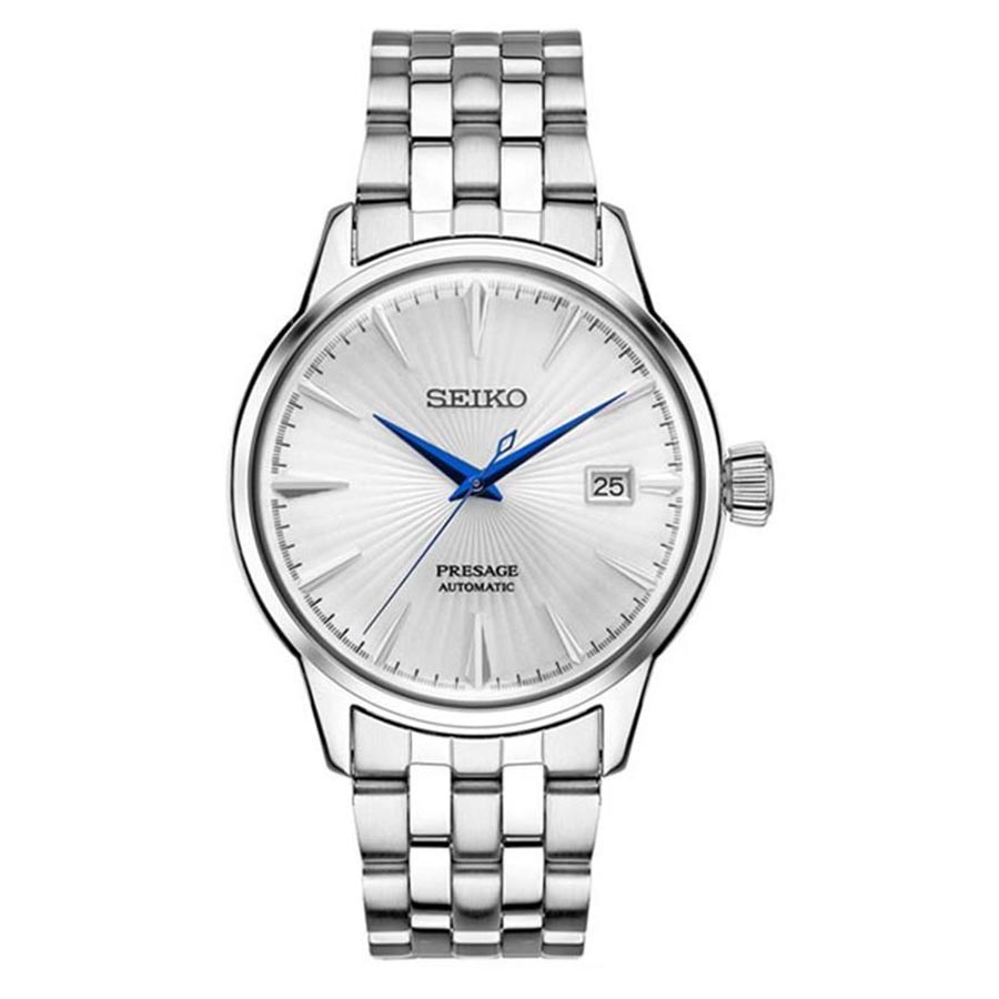 Đồng Hồ Nam Seiko Presage Cocktail Time SRPB77 Màu Bạc
