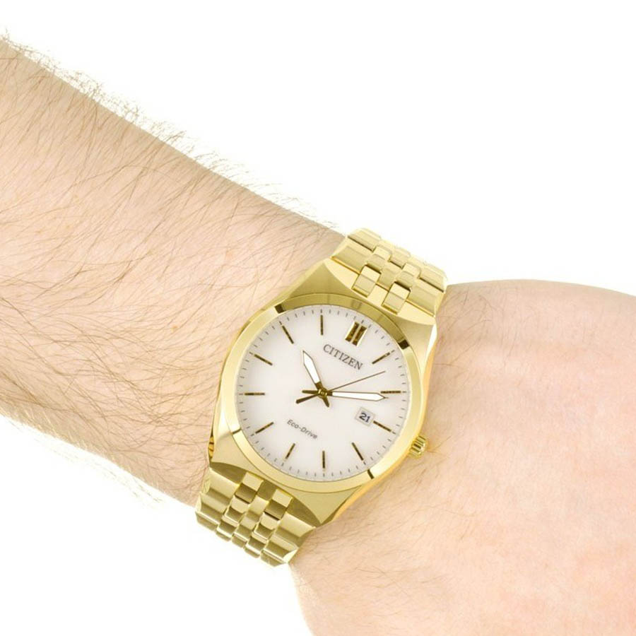 Đồng Hồ Nam Citizen Eco-Drive BM7332-53P Màu Vàng