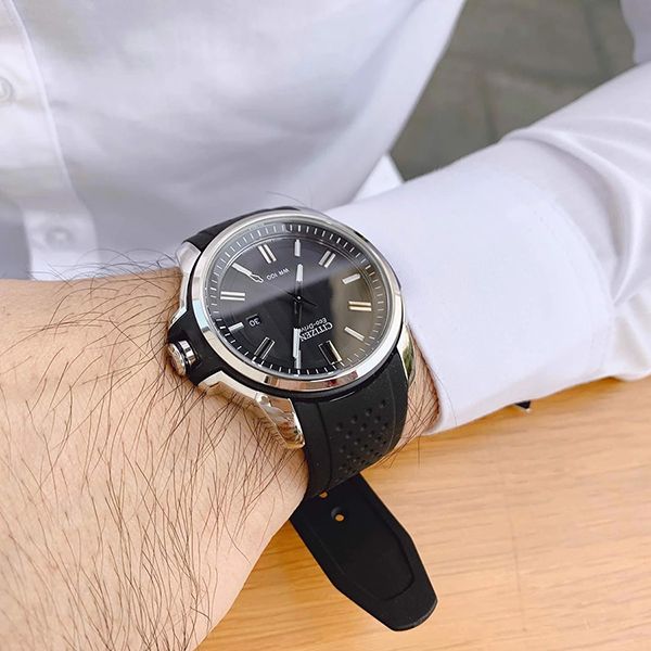 Đồng Hồ Nam Citizen Eco-Drive Cho Nam AW1150-07E Màu Đen