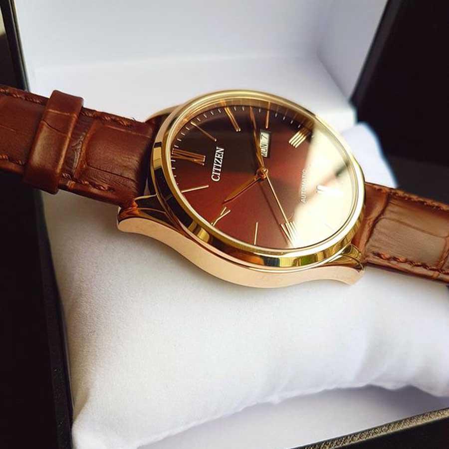 Đồng Hồ Nam Citizen NH8363-14X Automatic Màu Nâu
