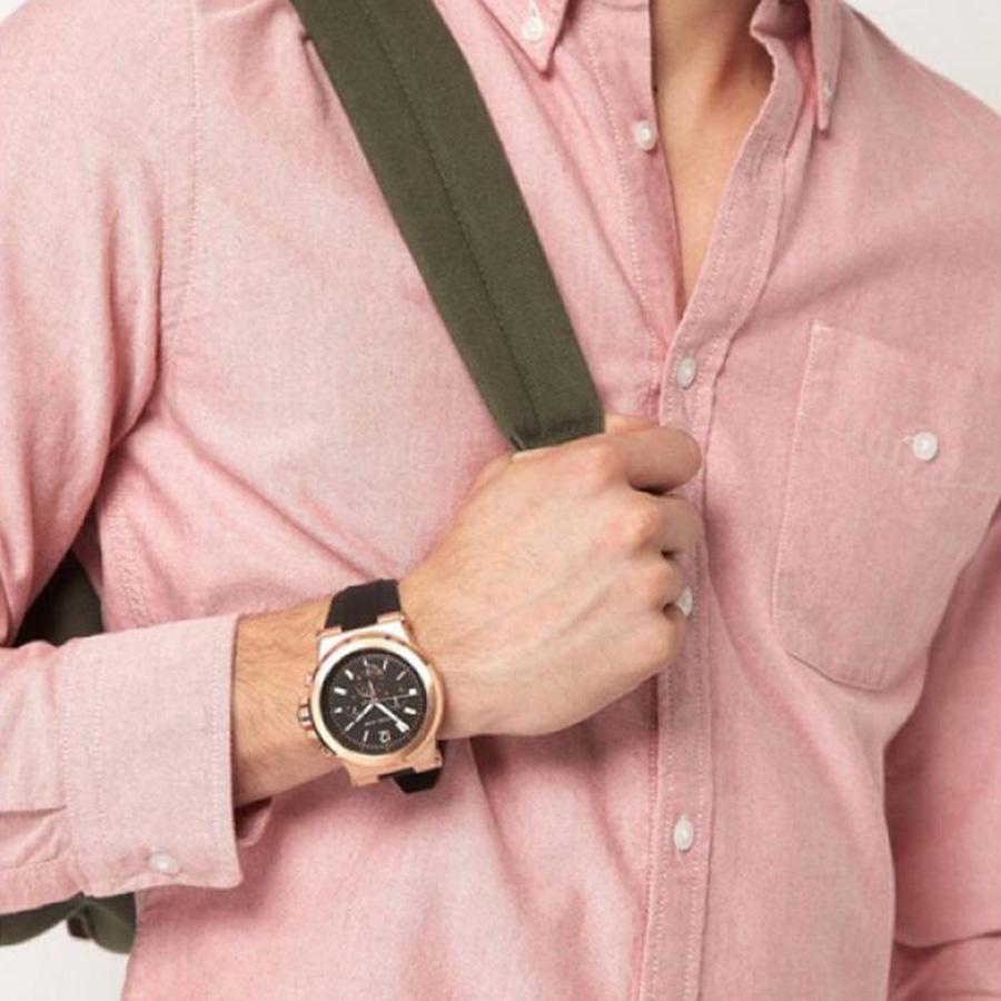 Đồng Hồ  Nam Michael Kors MK8184 Màu Đen/Vàng Hồng