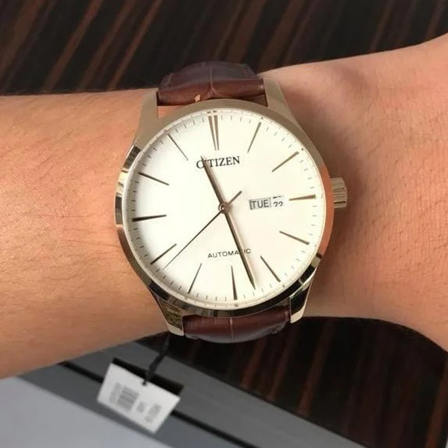 Đồng Hồ Nam Citizen Automatic NH8353-18A Màu Nâu