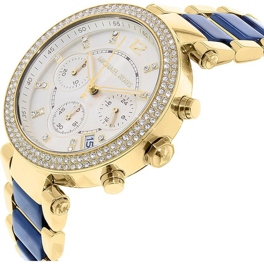 Đồng Hồ Nữ Michael Kors MK6238 Màu Xanh Vàng