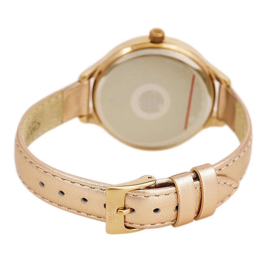 Đồng Hồ Nữ Bulova Caravelle 44L132 Màu Vàng Hồng