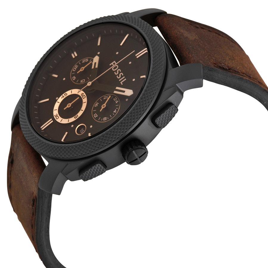 Đồng Hồ Nam Fossil Dây Da FS4656 Màu Nâu