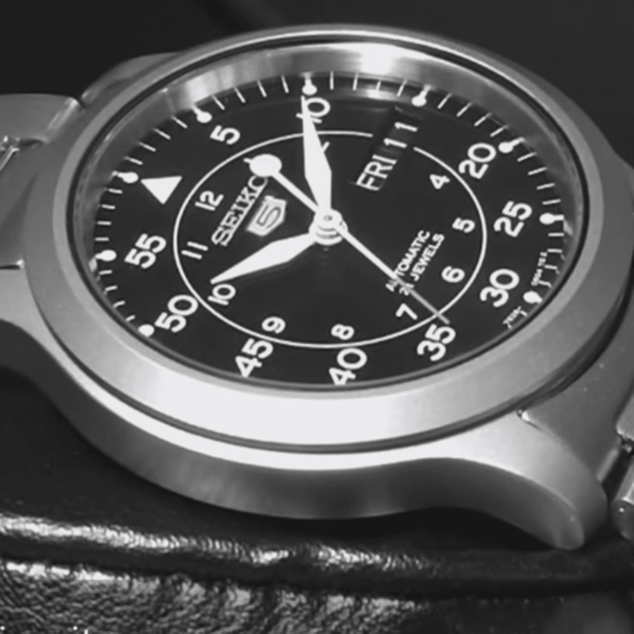 Đồng Hồ Nam Seiko SNK809K1 Màu Bạc
