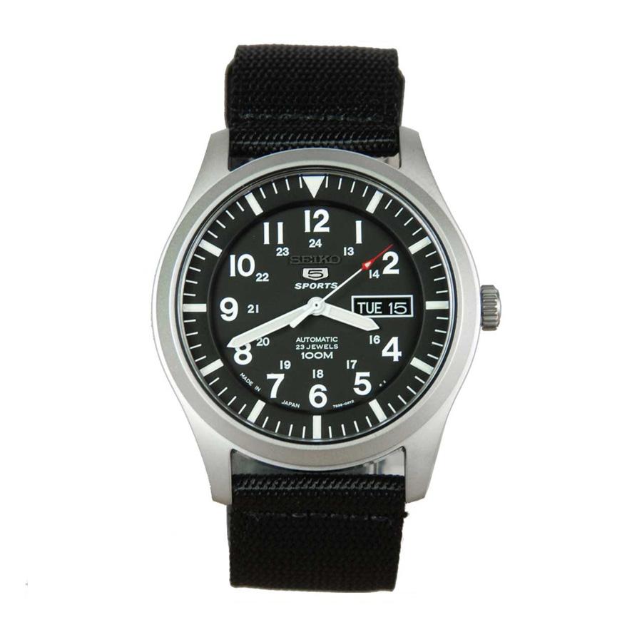 Đồng Hồ Nam Seiko 5 Quân Đội SNK809 Bền, Đẹp Và Cá Tính Màu Đen 42mm