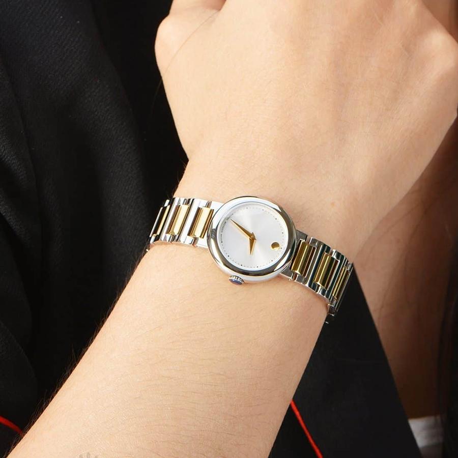 Đồng Hồ Nữ Movado 0606703 Màu Bạc Vàng