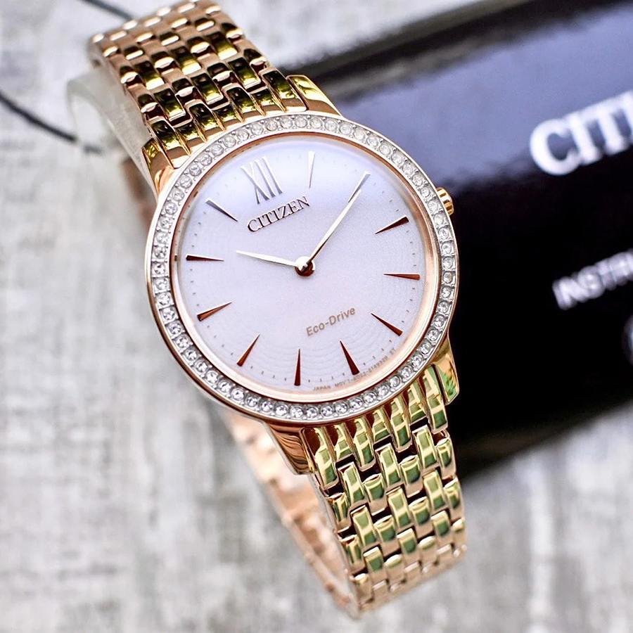 Đồng Hồ Nữ Citizen EX1483-84A Màu Vàng