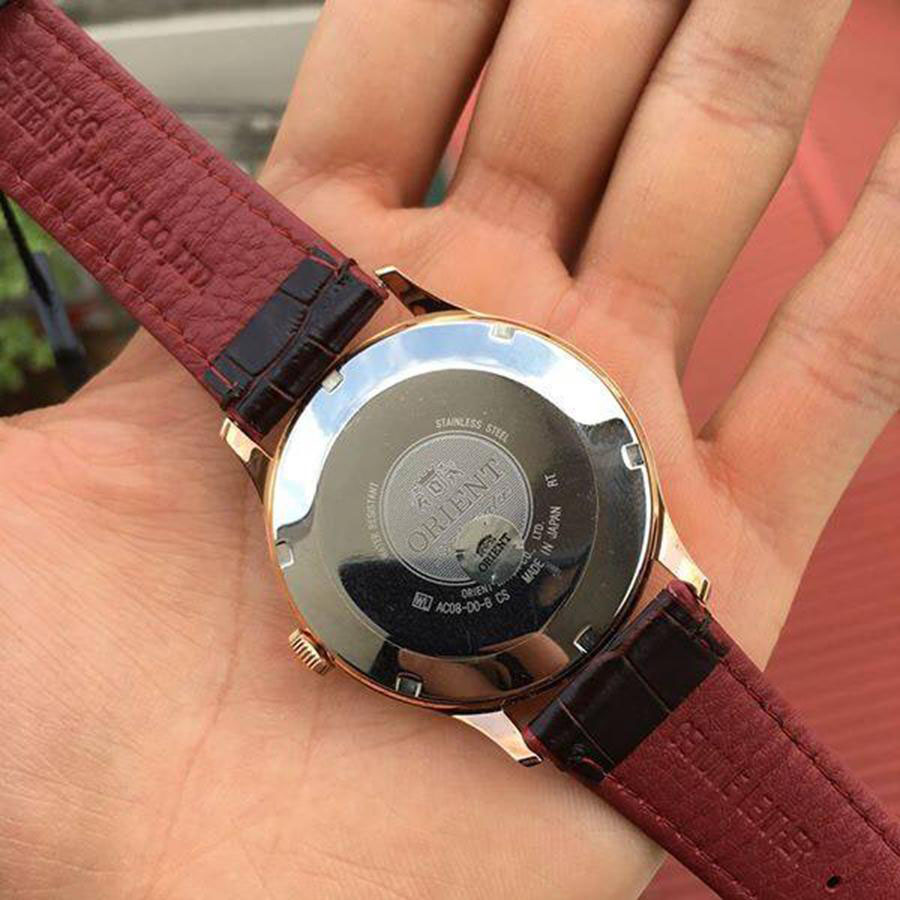 Đồng Hồ Nam Orient Bambino Gen 4 FAC08001T0 Màu Nâu Vàng
