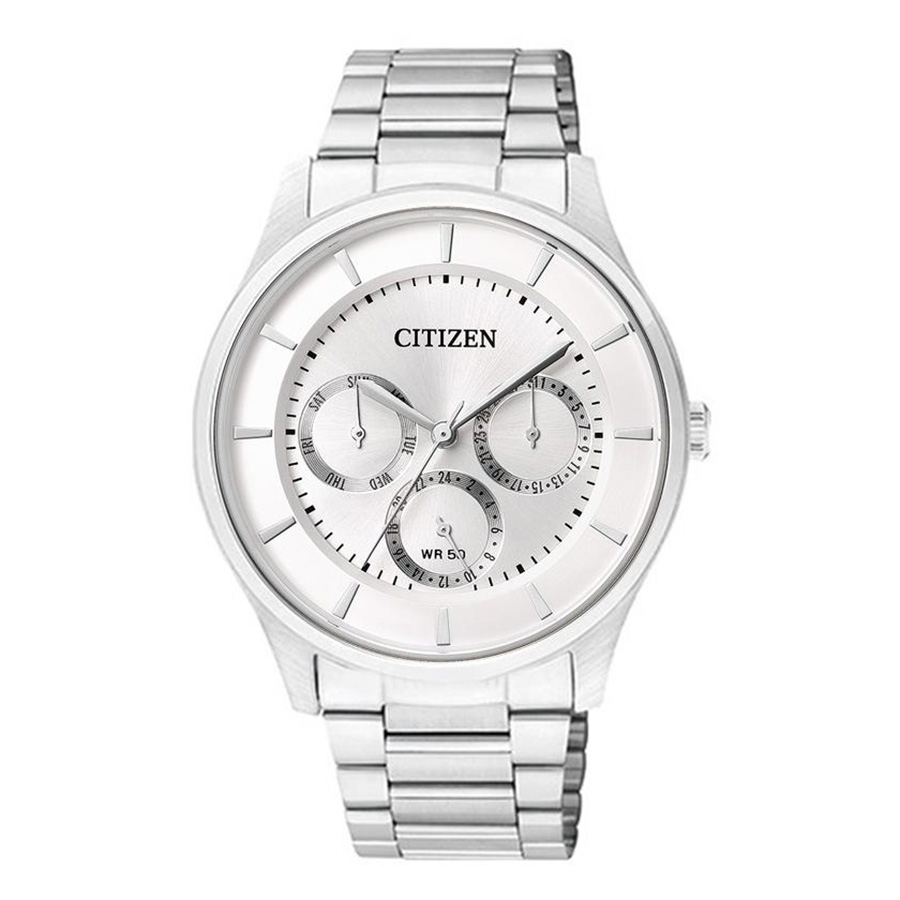 Đồng Hồ Nam Citizen AG8351-86A Dây Kim Loại Màu Bạc