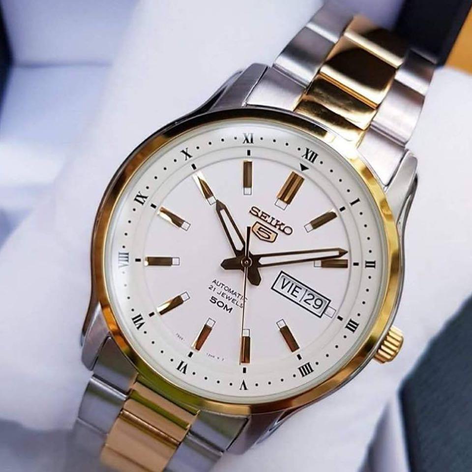 Đồng Hồ Nam Seiko SNKP14J1 Lịch Lãm Cho Nam