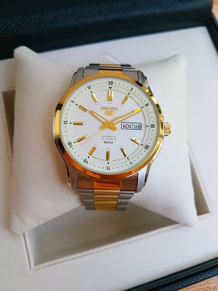 Đồng Hồ Nam Seiko SNKP14J1 Lịch Lãm Cho Nam