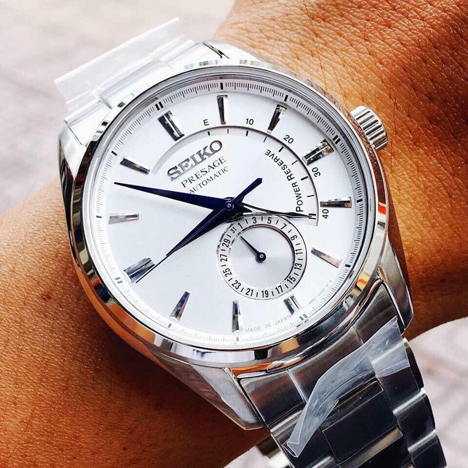Đồng Hồ Nam Seiko Presage SSA349J1 Màu Bạc