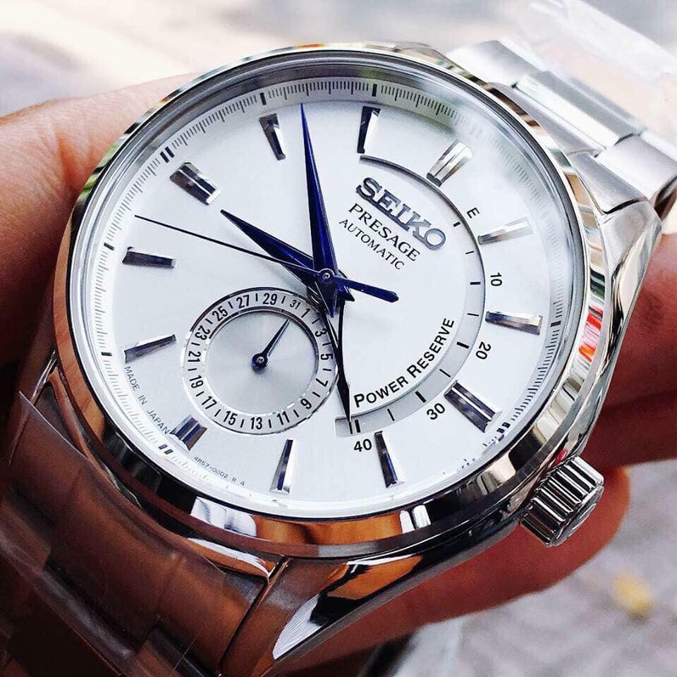 Đồng Hồ Nam Seiko Presage SSA349J1 Màu Bạc