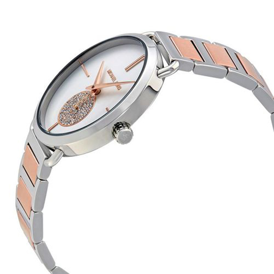 Đồng Hồ Nữ Michael Kors MK3709 Demi Vàng Hồng - Bạc