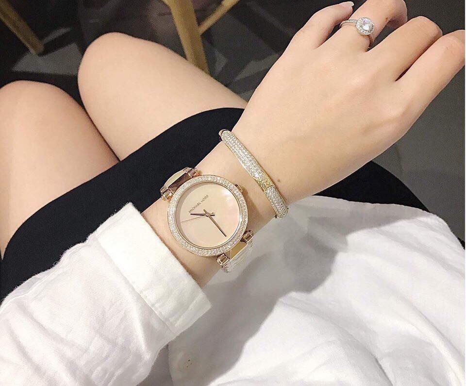 Đồng Hồ Michael Kors Mk6492 Vàng Hồng Cho Nữ