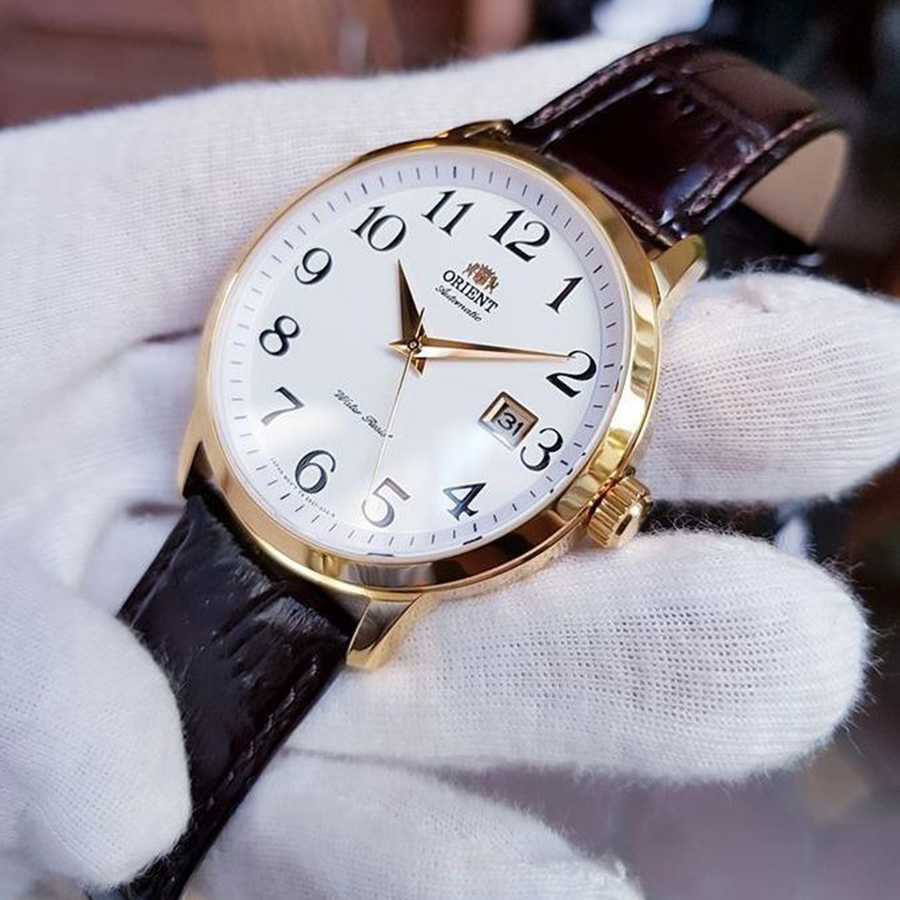 Đồng Hồ Nam Orient Bamino Gen 2 SAC00009N0 Màu Nâu Vàng
