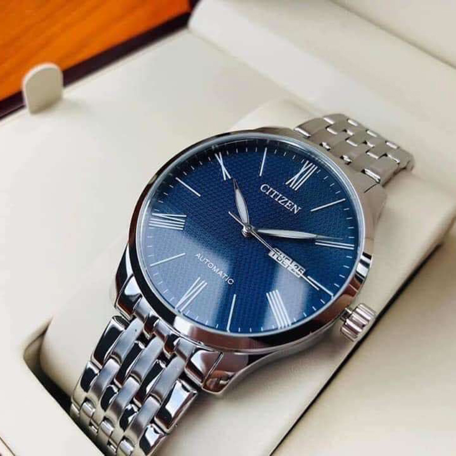 Đồng Hồ Nam Citizen Automatic NH8350-59L Màu Xanh Bạc