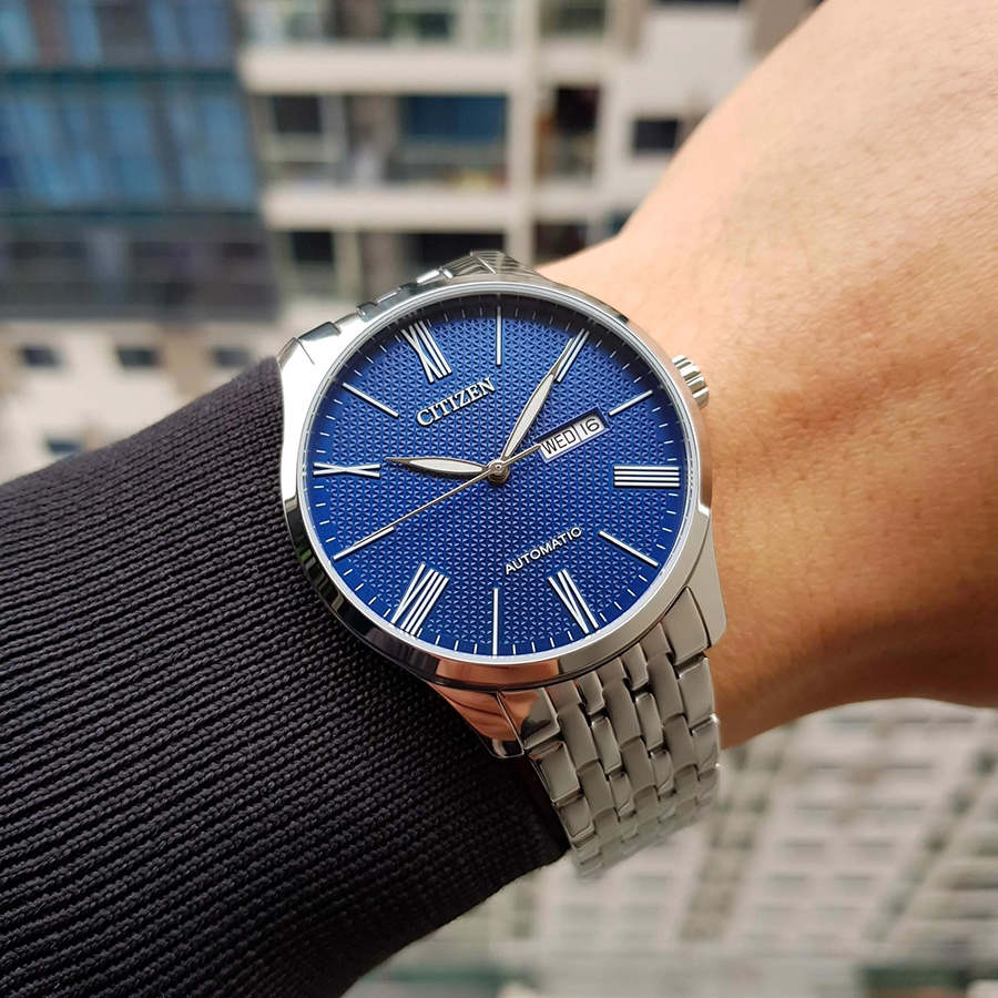 Đồng Hồ Nam Citizen Automatic NH8350-59L Màu Xanh Bạc
