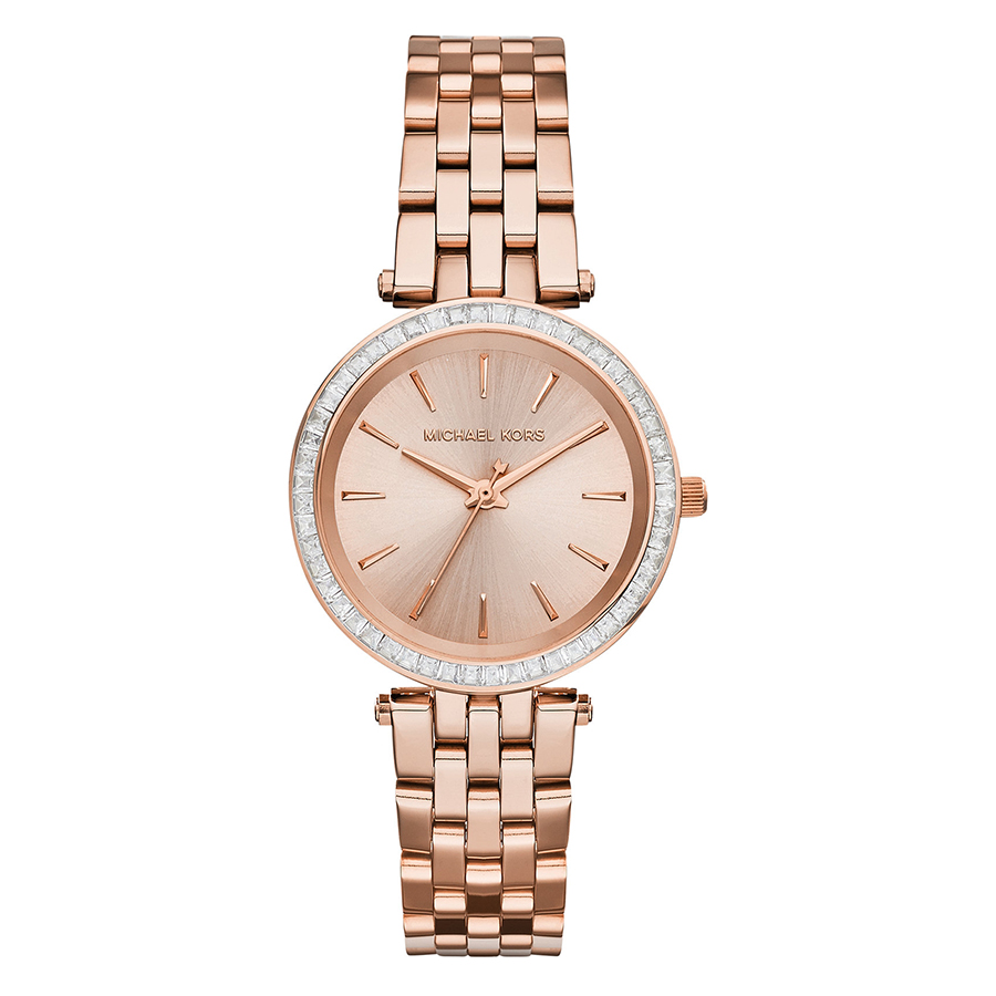 Đồng Hồ Nữ Michael Kors MK3366 Dây Kim Loại Màu Vàng Hồng