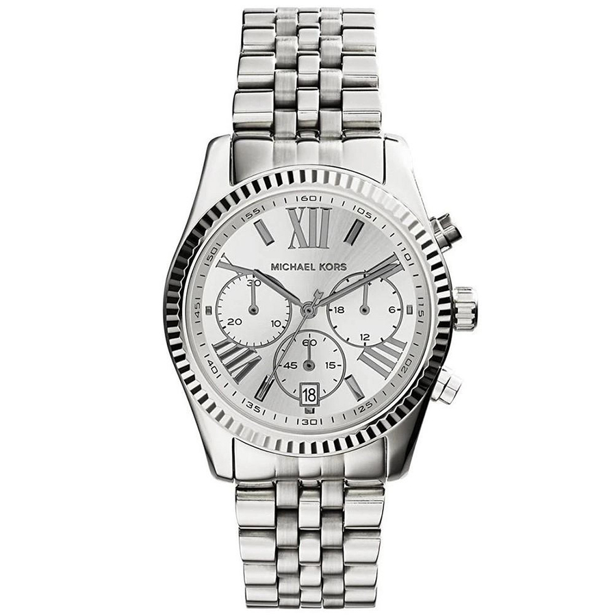 Đồng Hồ Nữ Michael Kors Nữ MK5555 Dây Kim Loại Màu Bạc