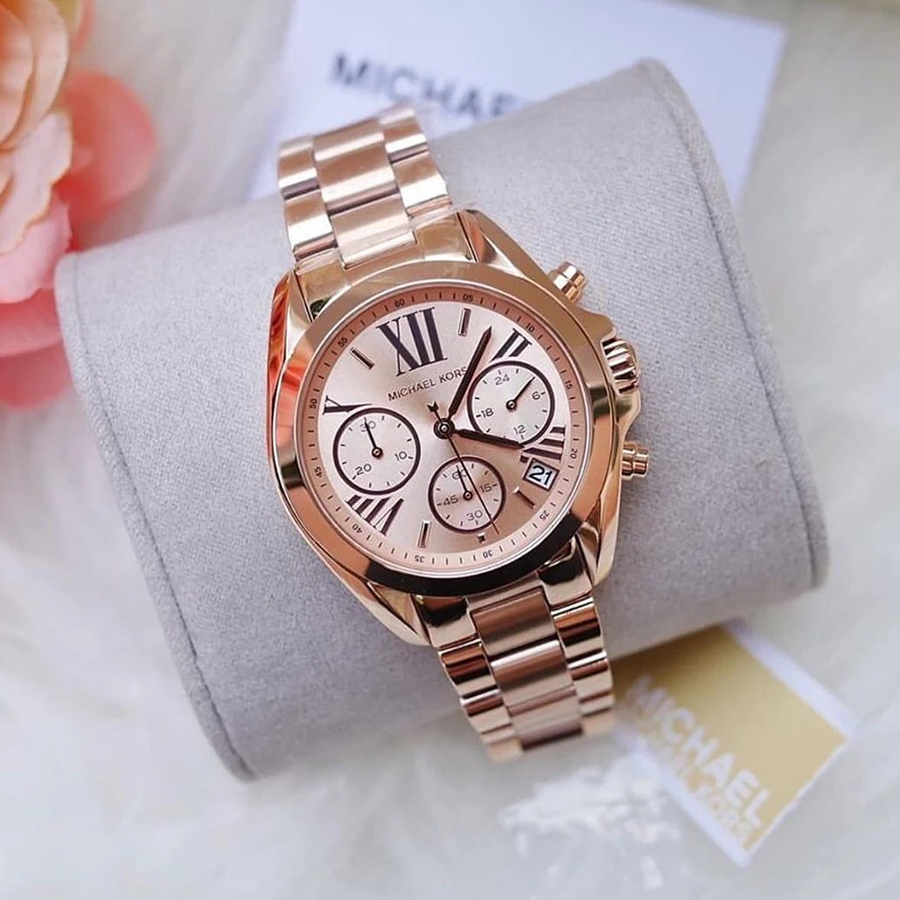 Đồng Hồ Nữ Michael Kors MK5799 Màu Vàng Hồng