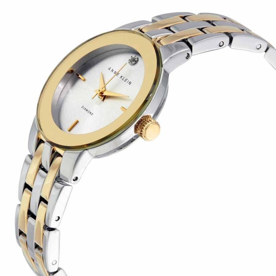 Đồng Hồ Anne Klein Nữ AK/1931SVTT Dây Kim Loại Màu Demi (Vàng-Bạc)