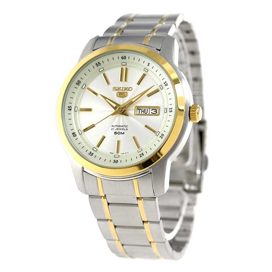 Đồng Hồ Seiko SNKM92K1 Dây Demi Lịch Lãm