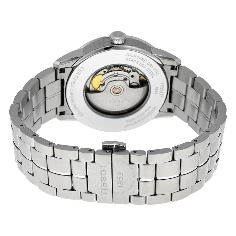 Đồng Hồ Nam Tissot Luxury Automatic Chronometer T086.408.11.056.00 Màu Đen Bạc