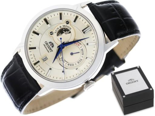 Đồng hồ Nam Orient Sun and Moon Gen 1 FET0P003W0 Dây Da