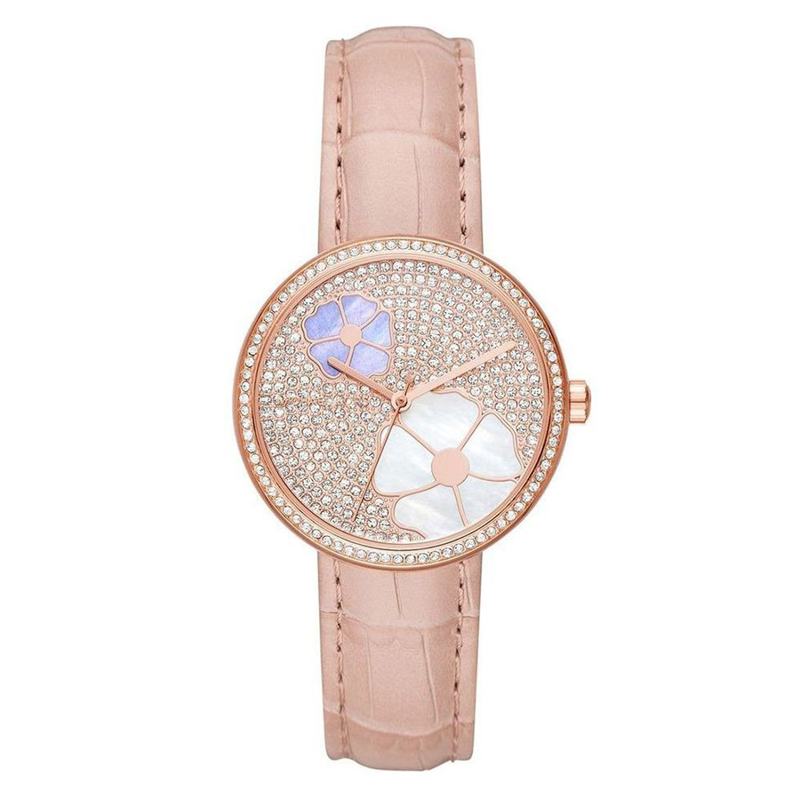 Đồng Hồ Nữ Michael Kors MK2718 Mặt Đính Đá Màu Hồng