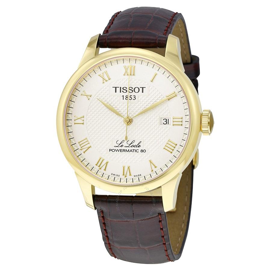 Đồng Hồ Nam Tissot Le Locle Powermatic T006.407.36.263.00 Màu Vàng Champagne